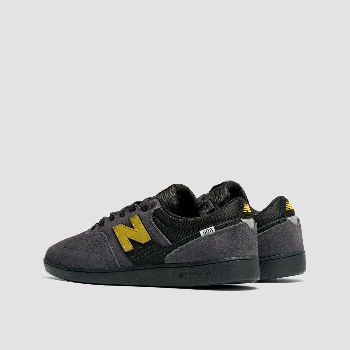 New Balance Numeric Brandon Westgate 508 Shoes - Phantom/Yellow - Image 3