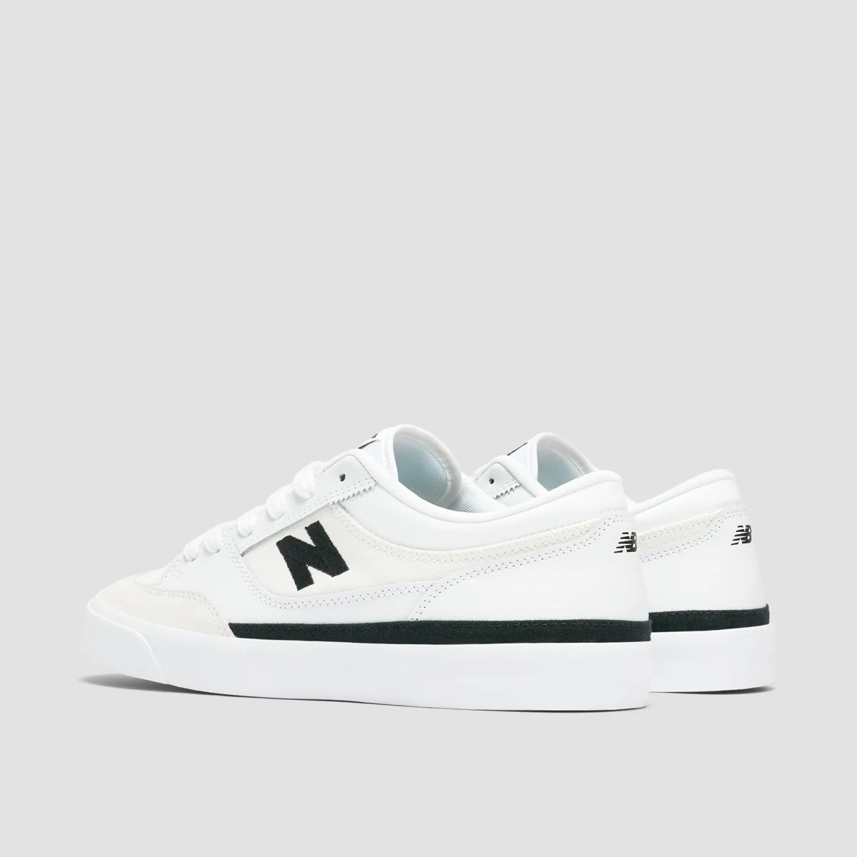 New Balance Numeric Franky Villani 417 Low Shoes - White/Black - Image 3