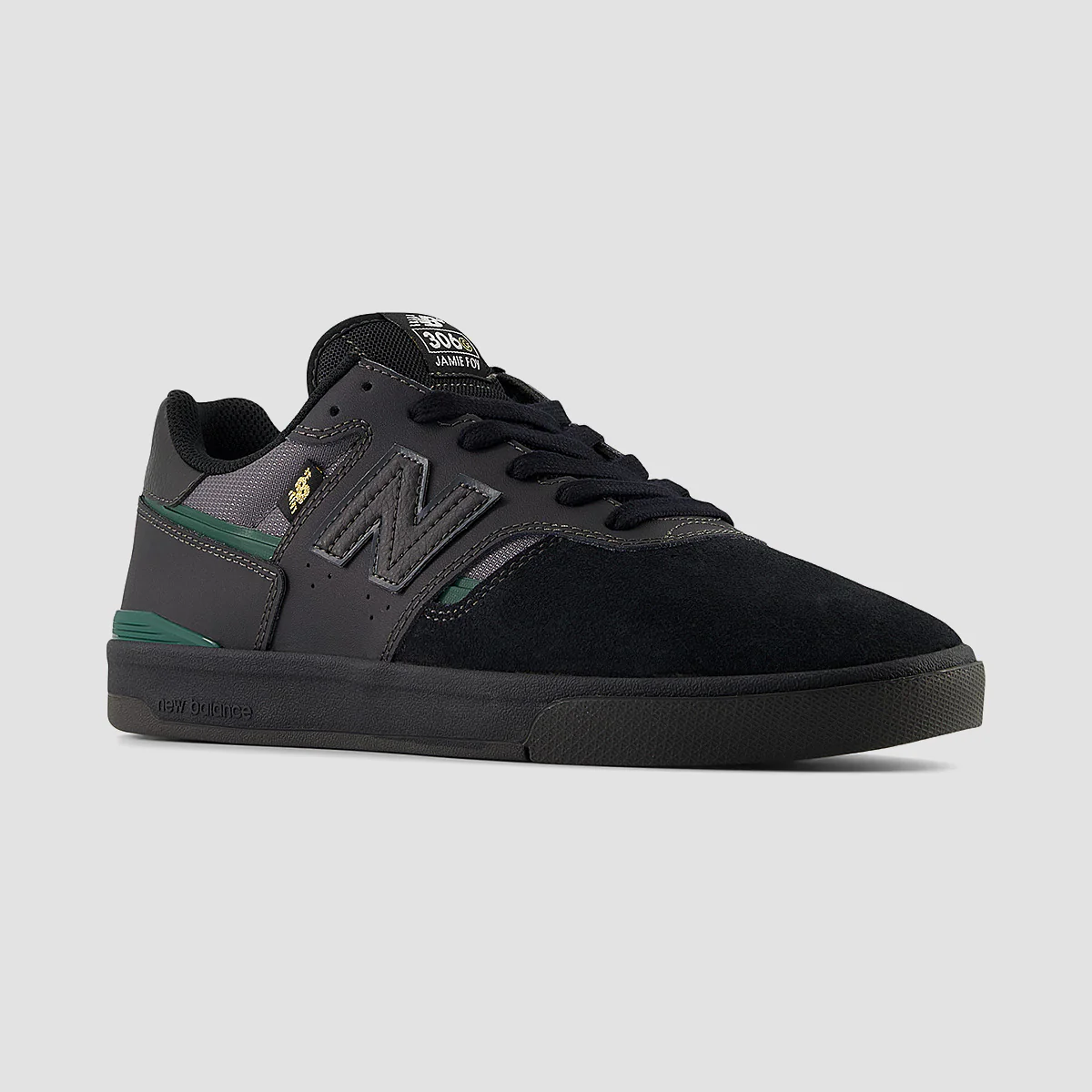 New Balance Numeric Jamie 306C Shoes - Black/Nightwatch Green - Image 2