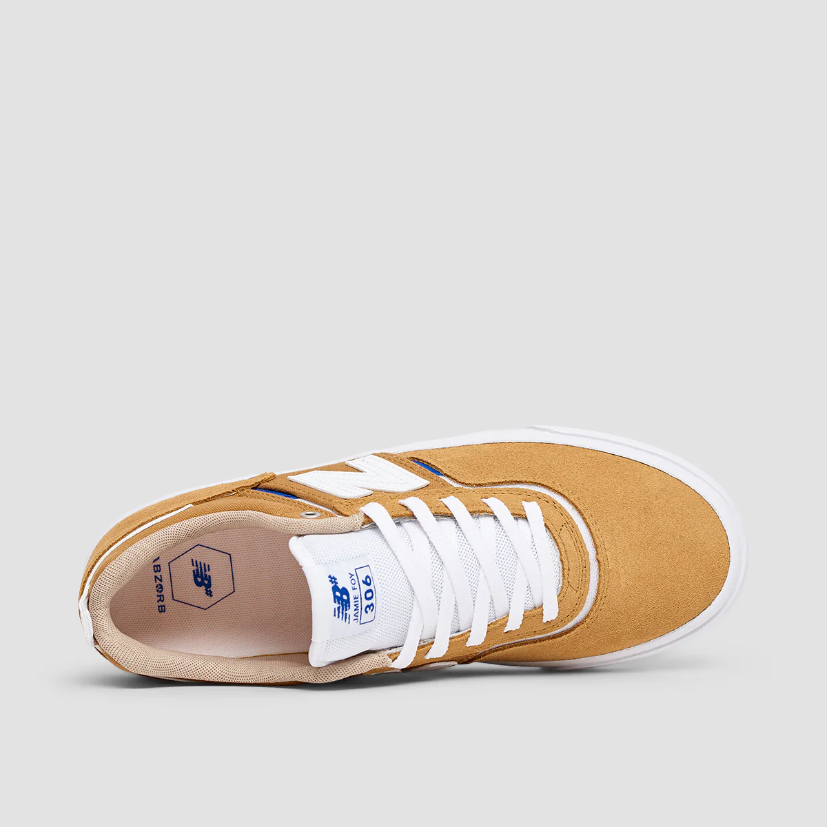 New Balance Numeric Jamie Foy 306 Shoes - Curry/White - Image 4