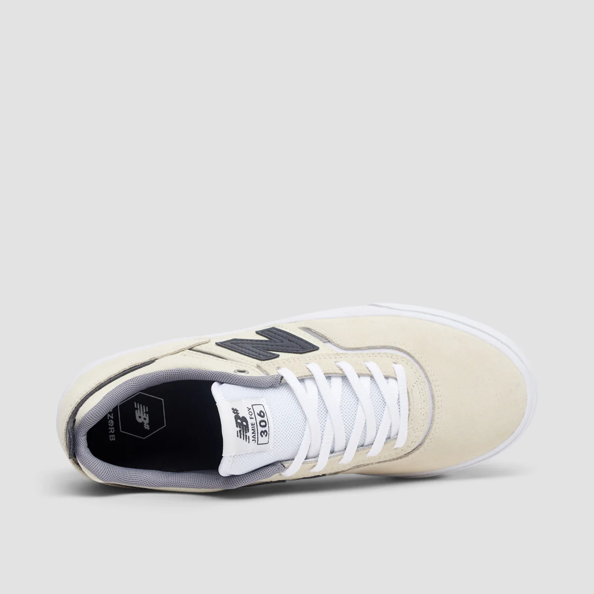 New Balance Numeric Jamie Foy 306 Shoes - Sea Salt/Phantom - Image 4