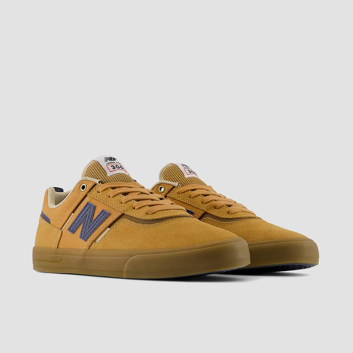 New Balance Numeric Jamie Foy 306 Shoes - Baked Clay/Navy - Image 2