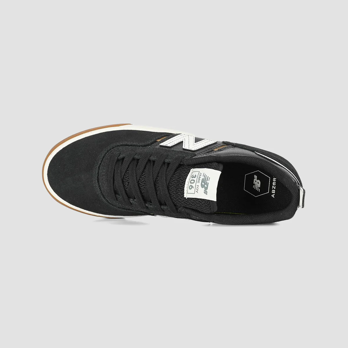 New Balance Numeric Jamie Foy 306 Shoes - Black/Sea Salt - Image 3