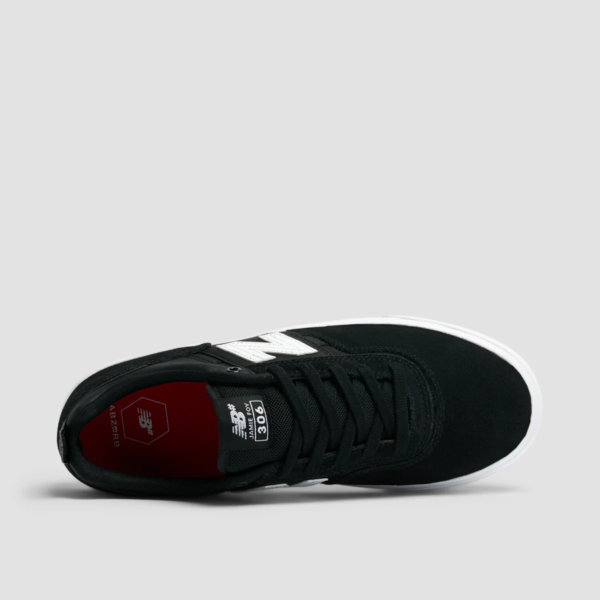 New Balance Numeric Jamie Foy 306 Shoes - Black/White - Image 4