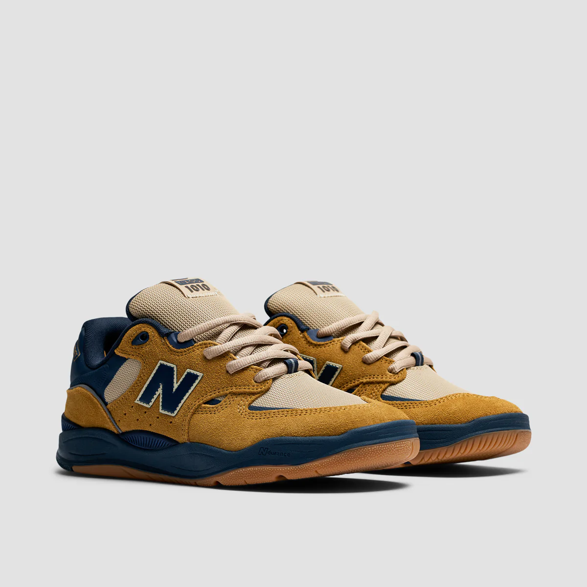New Balance Numeric Tiago 1010 Shoes - Wheat Navy - Image 2