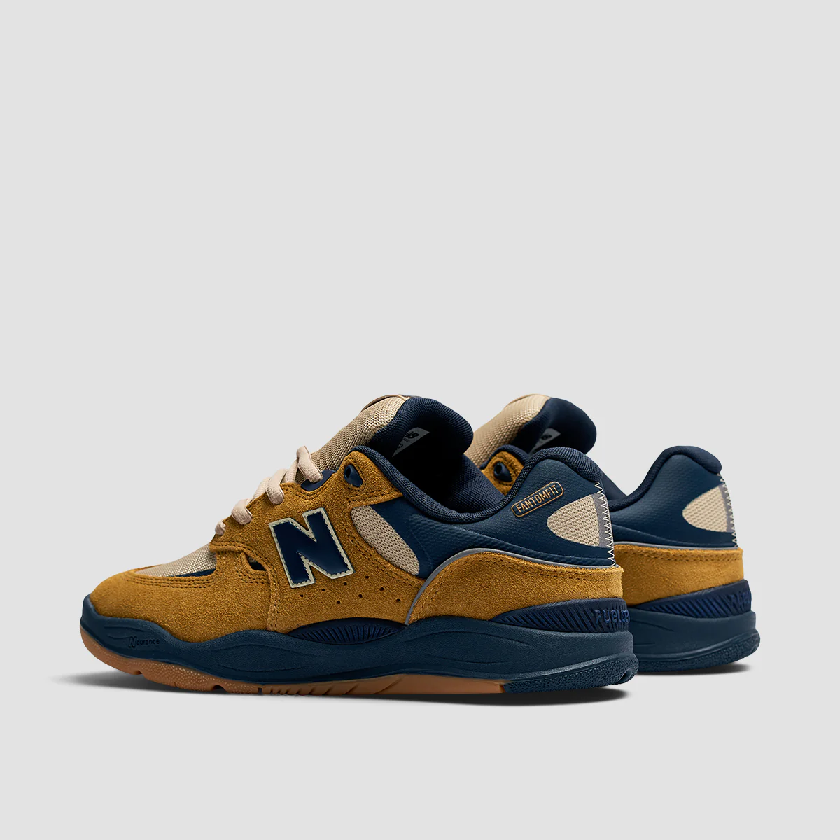 New Balance Numeric Tiago 1010 Shoes - Wheat Navy - Image 3