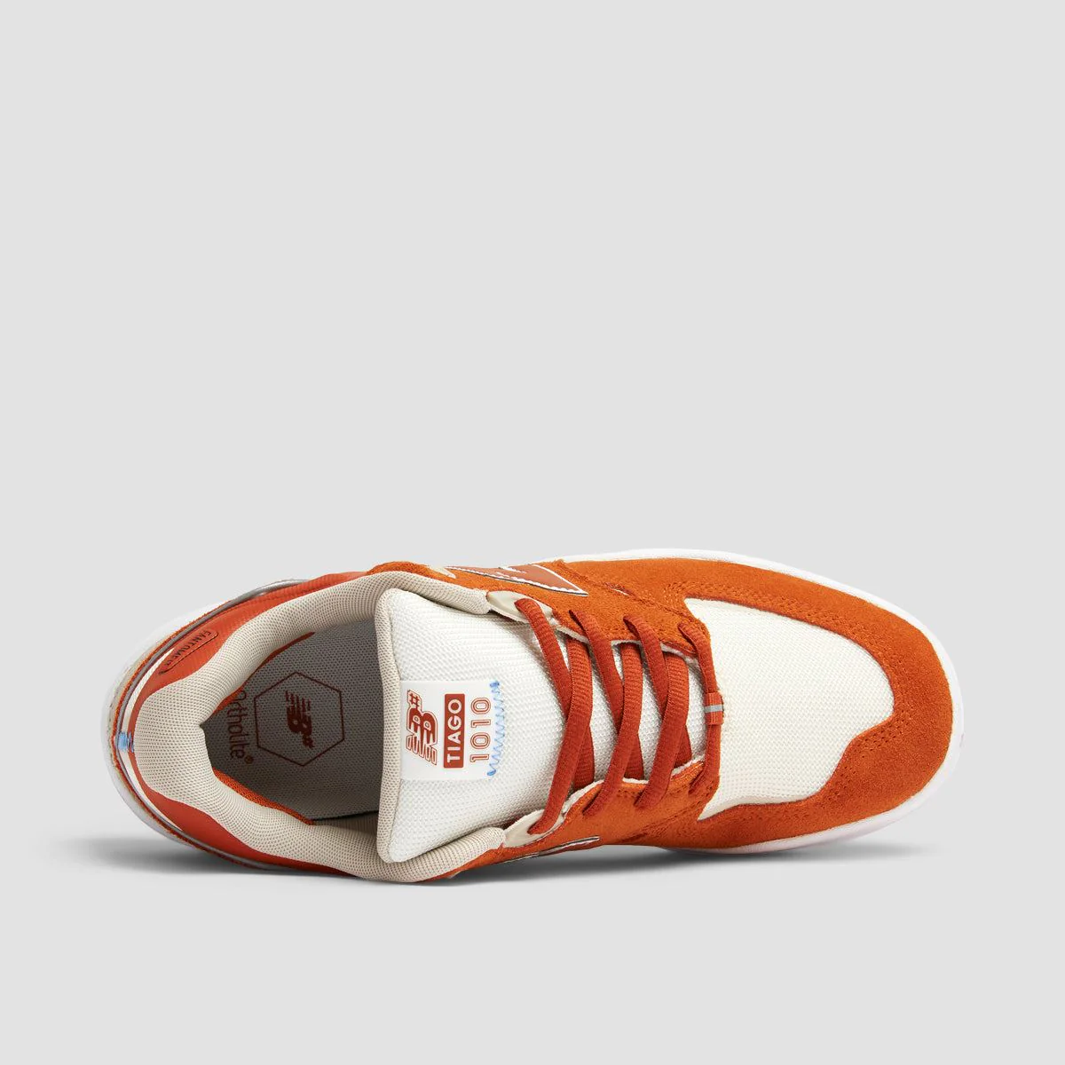 New Balance Numeric Tiago Lemos 1010 Shoes - Rust Oxide/Sea Salt - Image 4