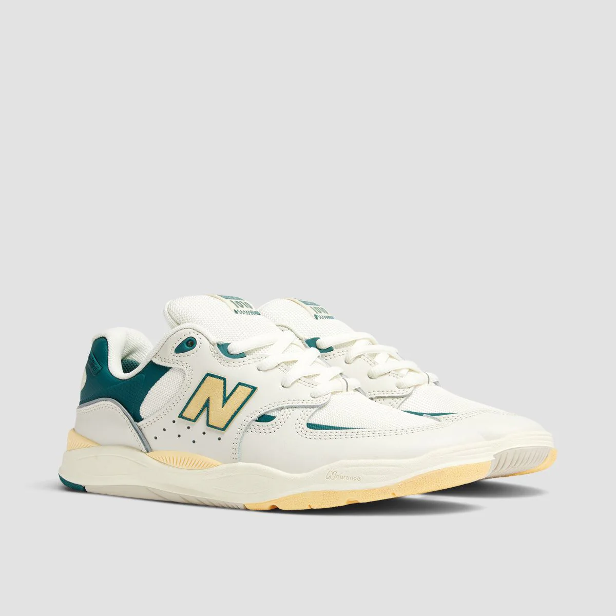 New Balance Numeric Tiago Lemos 1010 Shoes - White/New Spruce - Image 2