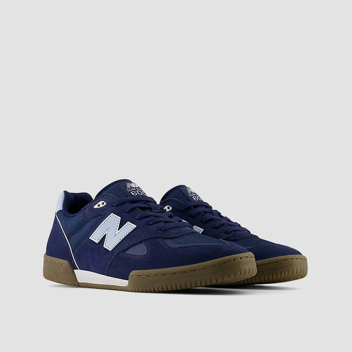 New Balance Numeric Tom Knox 600 Shoes - Navy/Sky Blue - Image 2