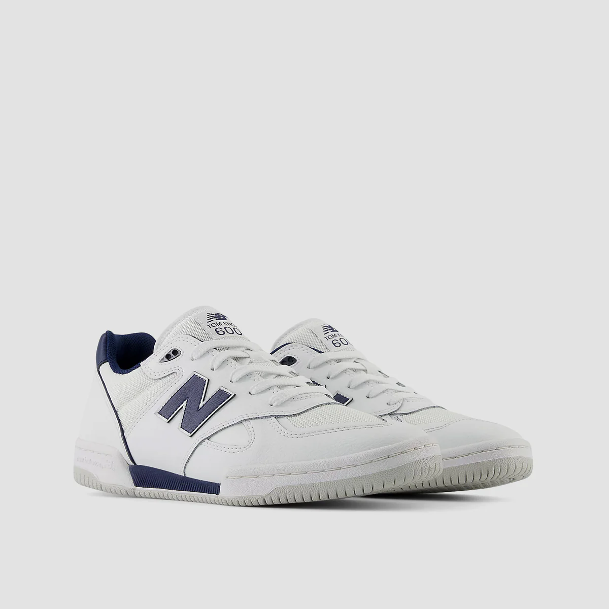 New Balance Numeric Tom Knox 600 Shoes - White/Navy - Image 2