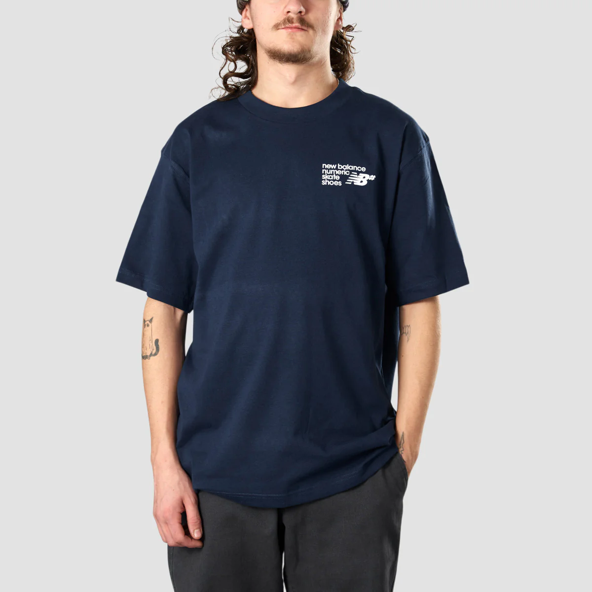 New Balance Small Logo T-Shirt Navy