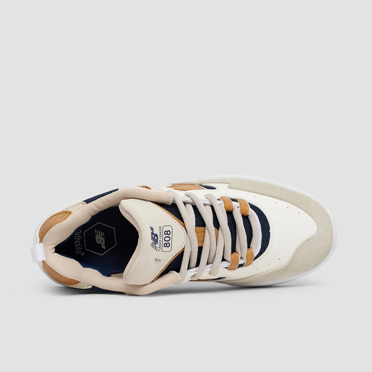 New Balance Tiago Lemos 808 Shoes - Sea Salt/Tan - Image 4