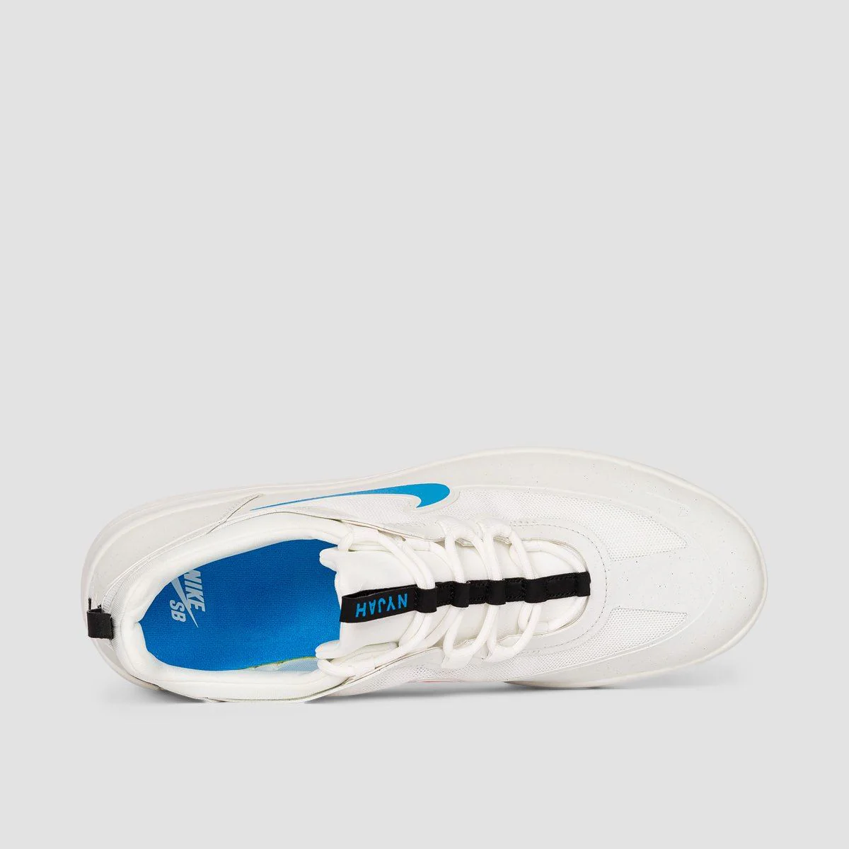 Nike SB Nyjah Free 2 Shoes - Summit White/Blue Hero/Chile Red/Black - Image 4