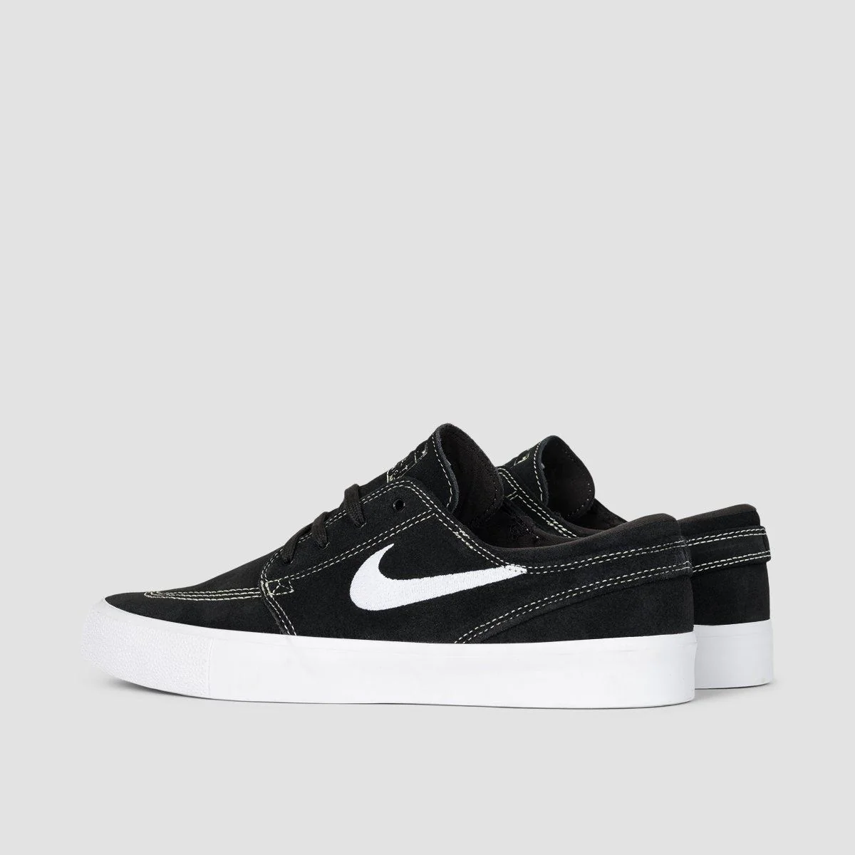 Nike SB Zoom Stefan Janoski RM Shoes - Black/White/Black/Coconut Milk - Image 3
