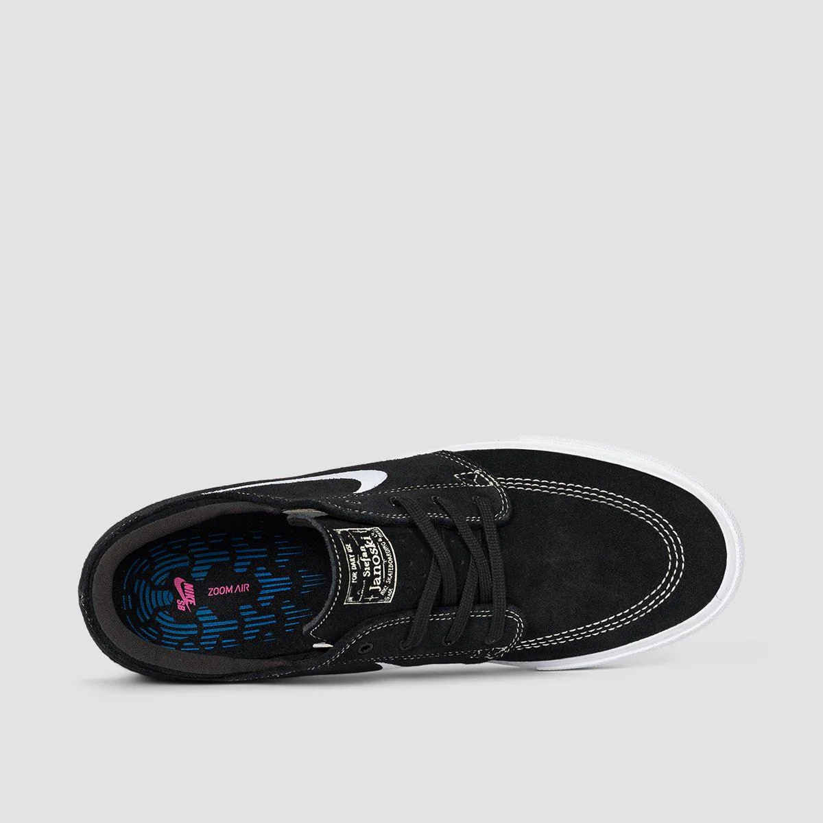 Nike SB Zoom Stefan Janoski RM Shoes - Black/White/Black/Coconut Milk - Image 4