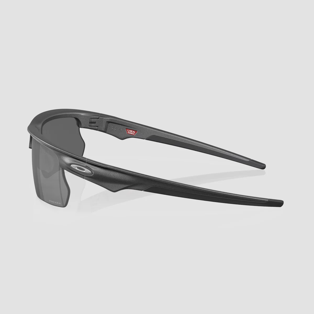 Oakley Bisphaera Sunglasses Steel/Prizm Black 68L - Image 2