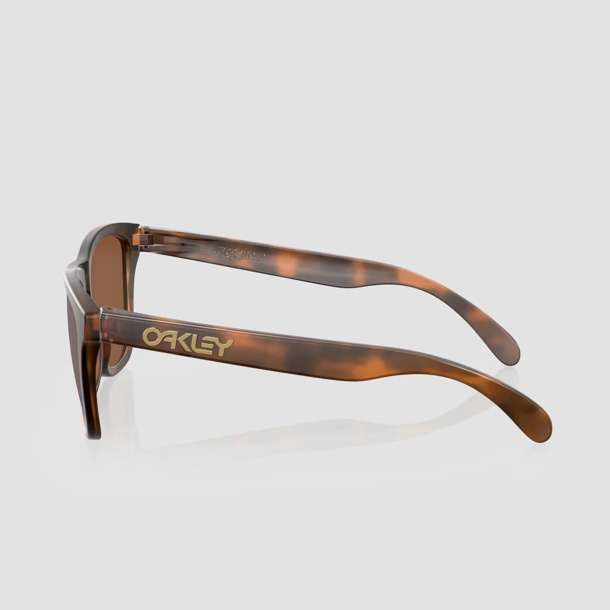 Oakley Frogskins Sunglasses Matte Tortoise/Prizm Tungsten 55XL - Image 2