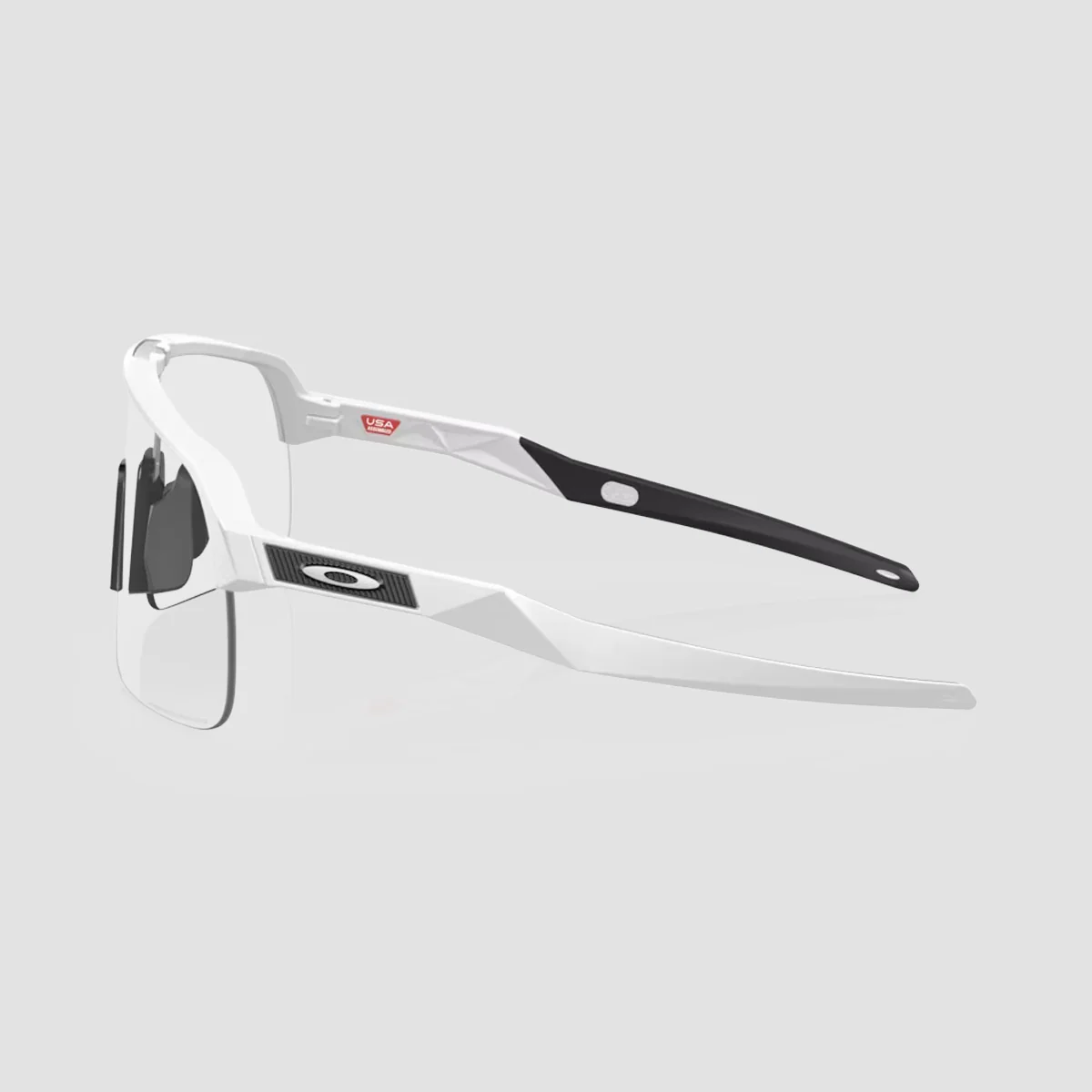 Oakley Sutro Lite Sunglasses Matte White/Clear Photochromic 39M - Image 3