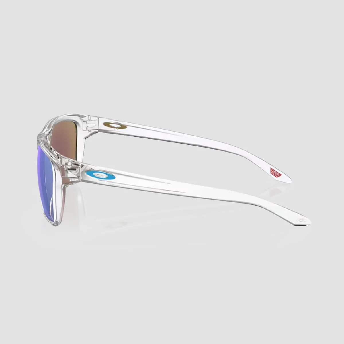 Oakley Sylas Sunglasses Polished Clear/Prizm Sapphire 57M - Image 3