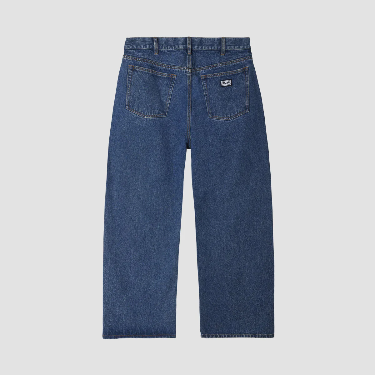 OBEY Bigwig Baggy Jeans Stone Wash Indigo - Image 2