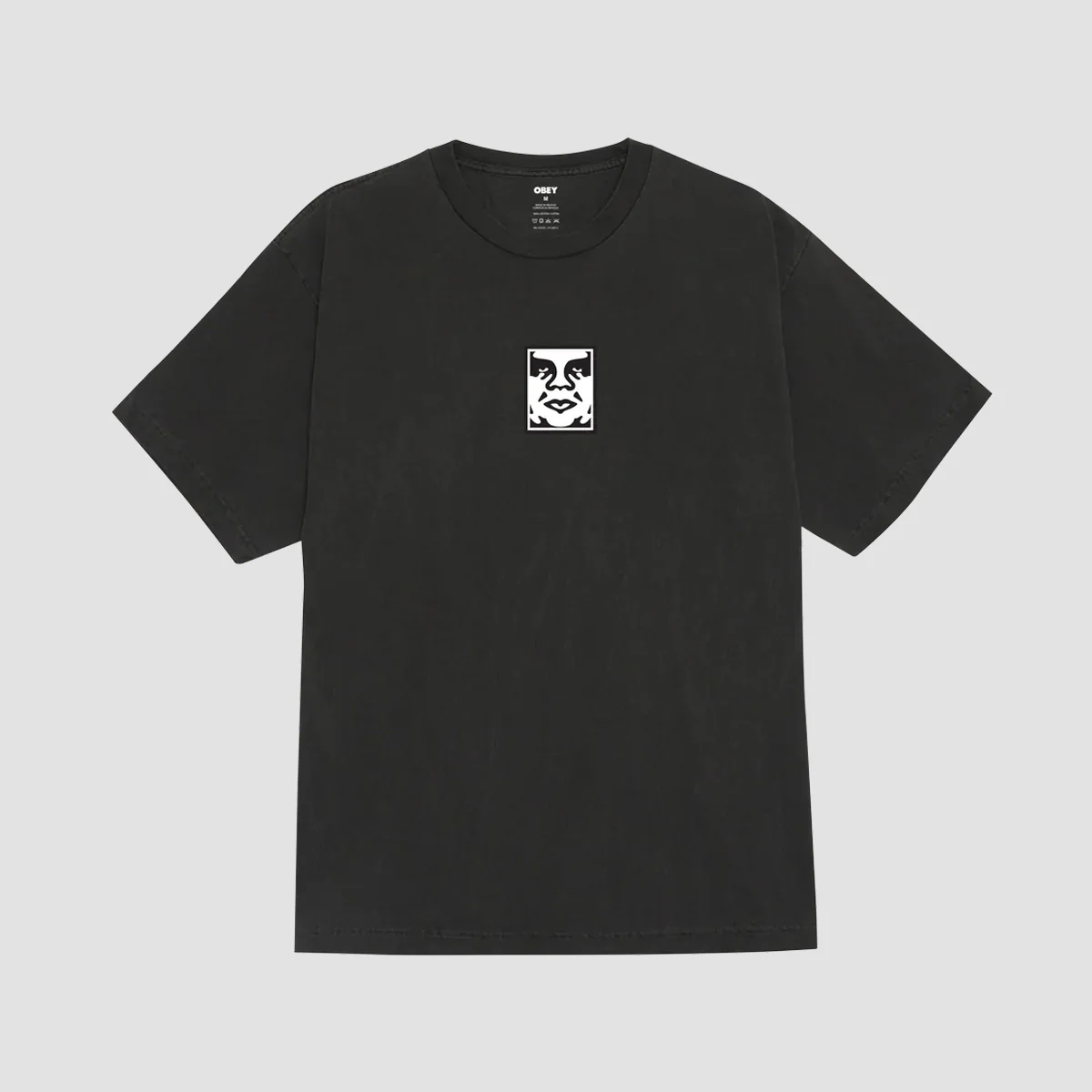 OBEY Icon Face T-Shirt Pigment Dusty Black