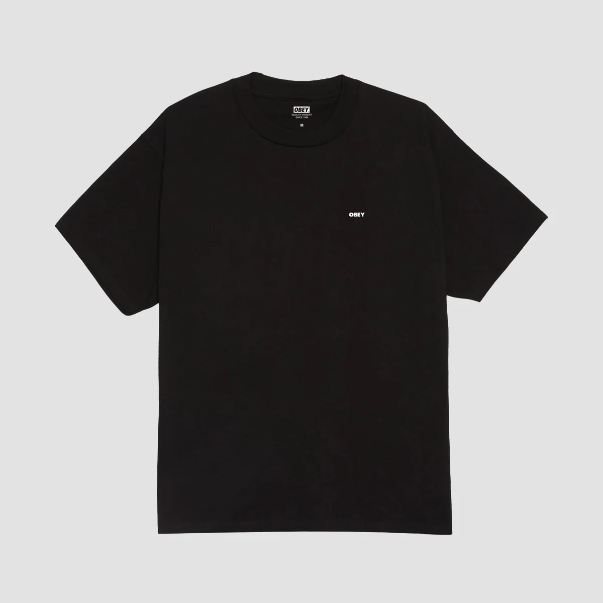 OBEY Icon Stencil Flame T-Shirt Black - Image 2