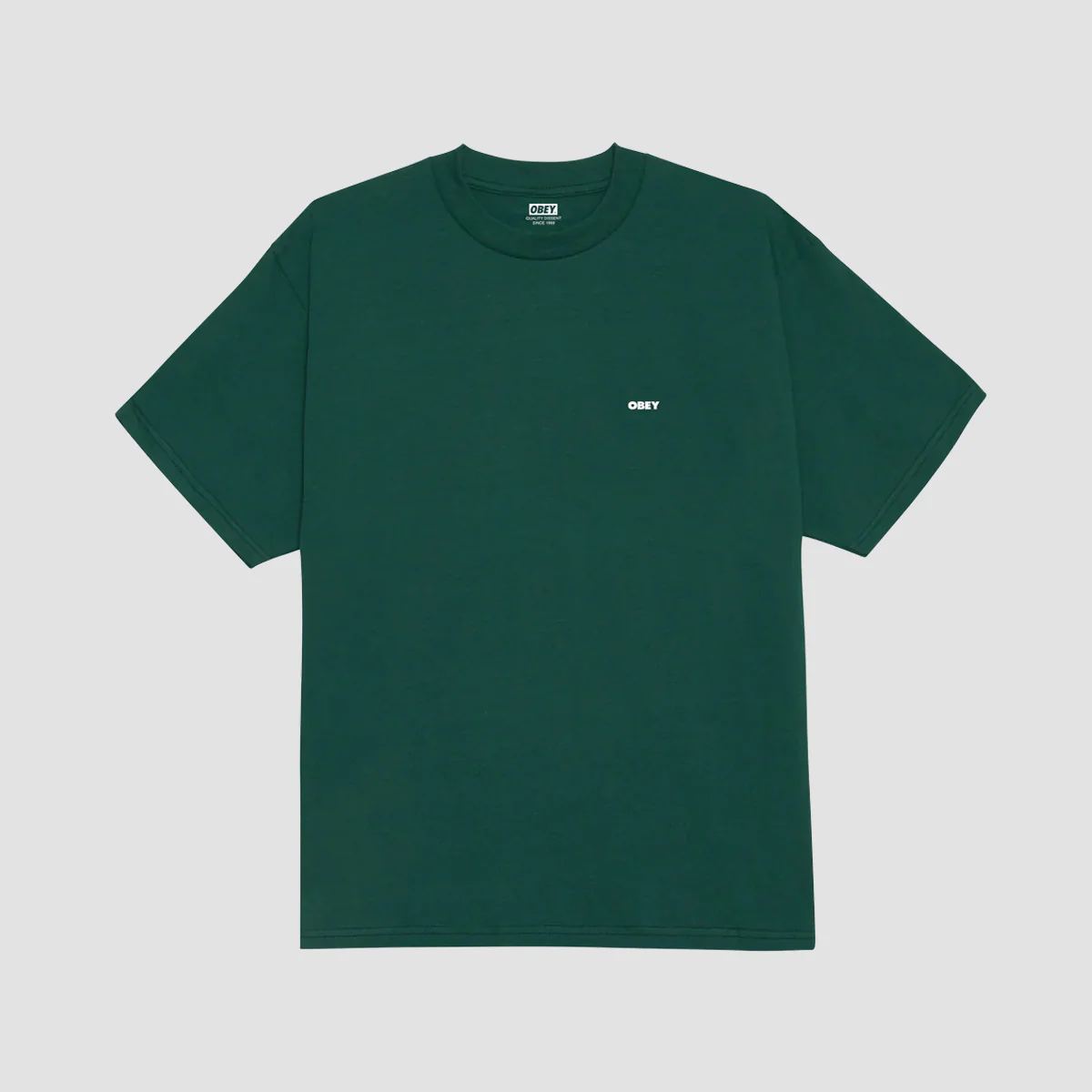 OBEY Quarter Icon T-Shirt Rainforest - Image 2