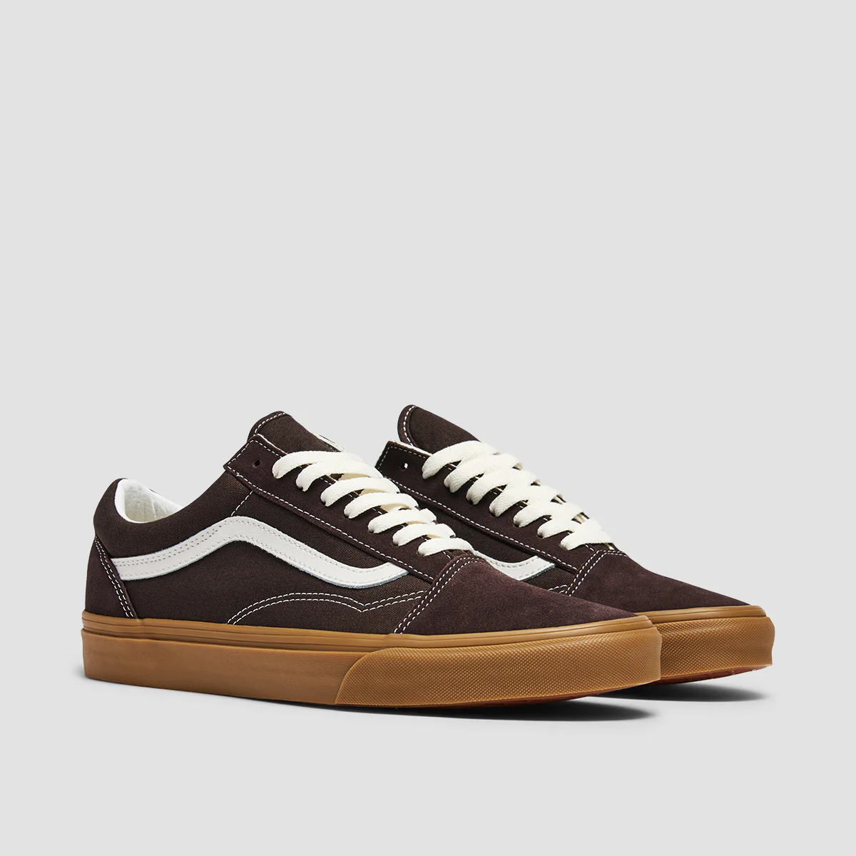 Vans Old Skool Shoes - Vintage Gum Chocolate - Image 2