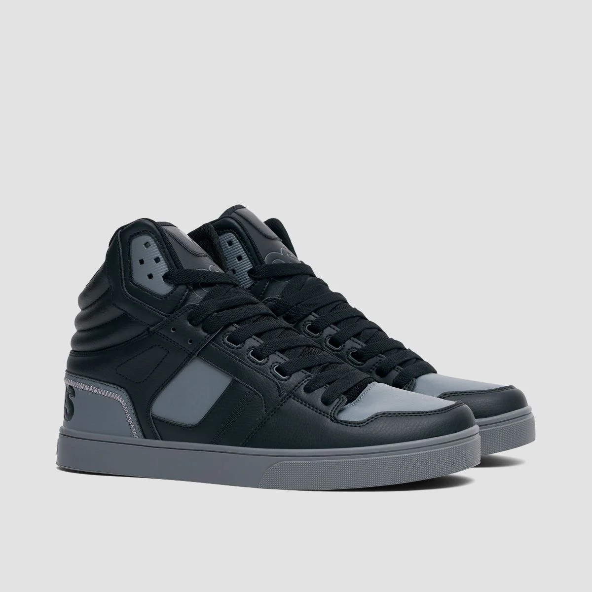 Osiris Clone High Top Shoes - Black/Grey/Grey - Image 2