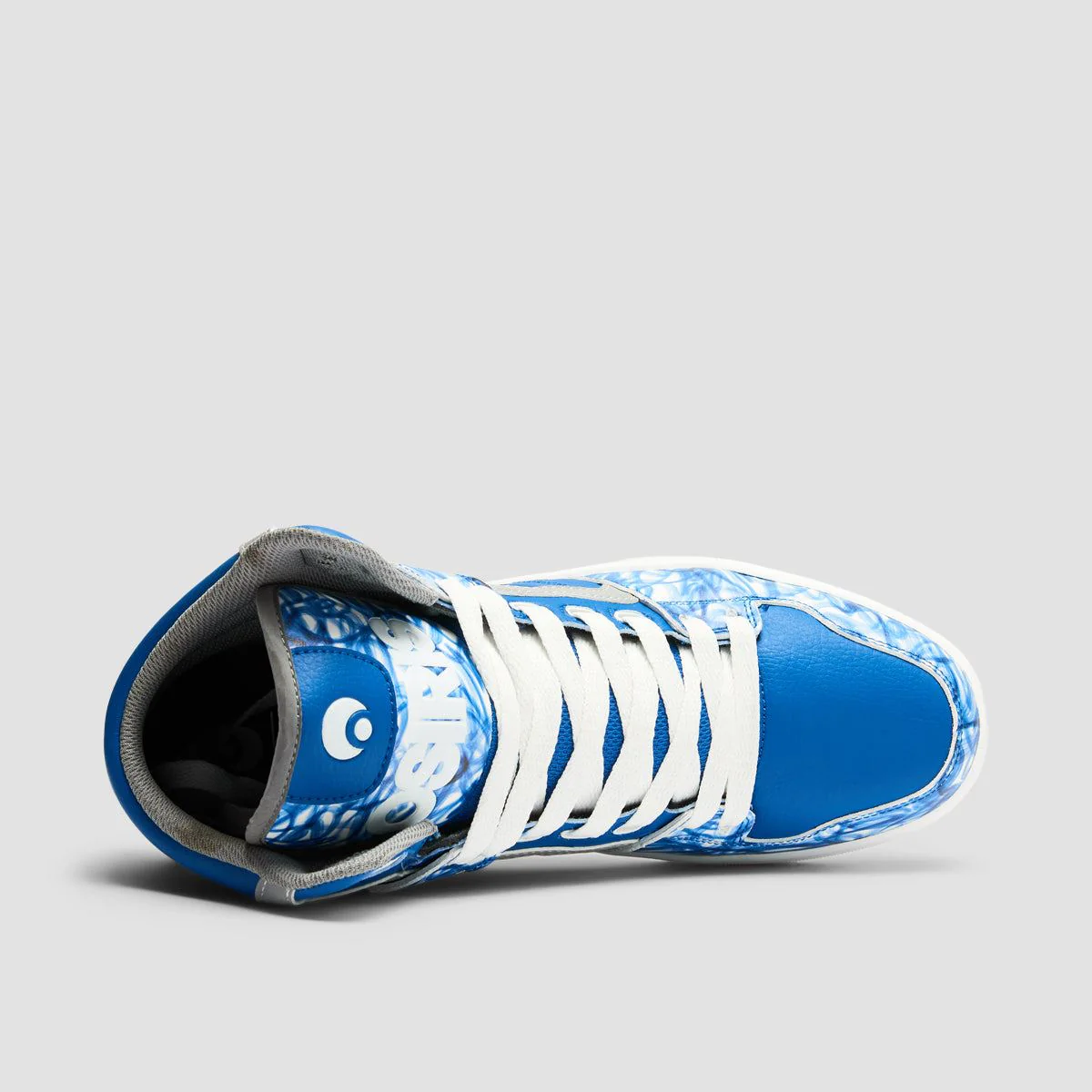 Osiris Clone High Top Shoes - Blue/Blue/White - Image 4