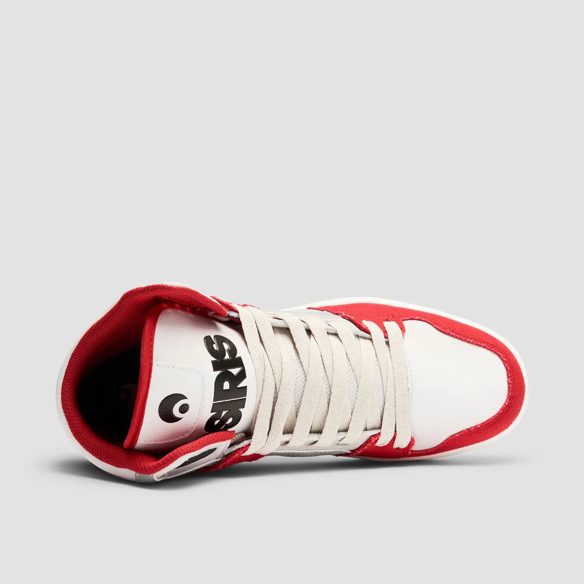 Osiris Clone High Top Shoes - White/Red/Navy - Image 4