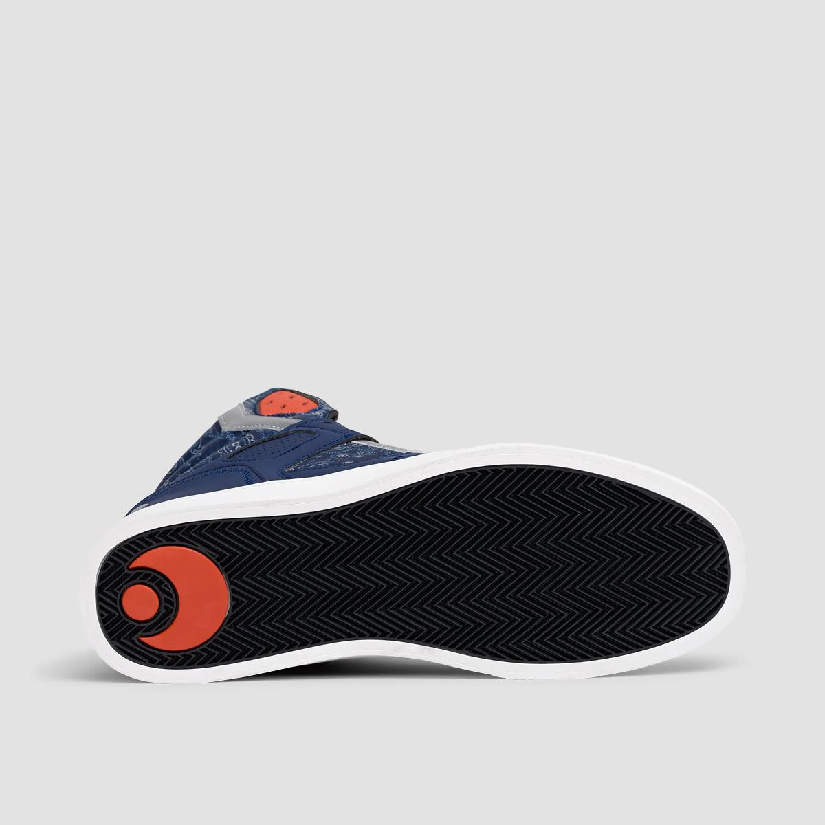 Osiris Clone Shoes - Navy/Red/Paisley - Image 5