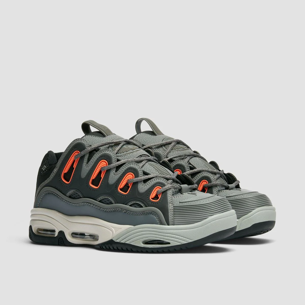 Osiris D3 2001 Shoes - Charcoal/Orange/Black - Image 2
