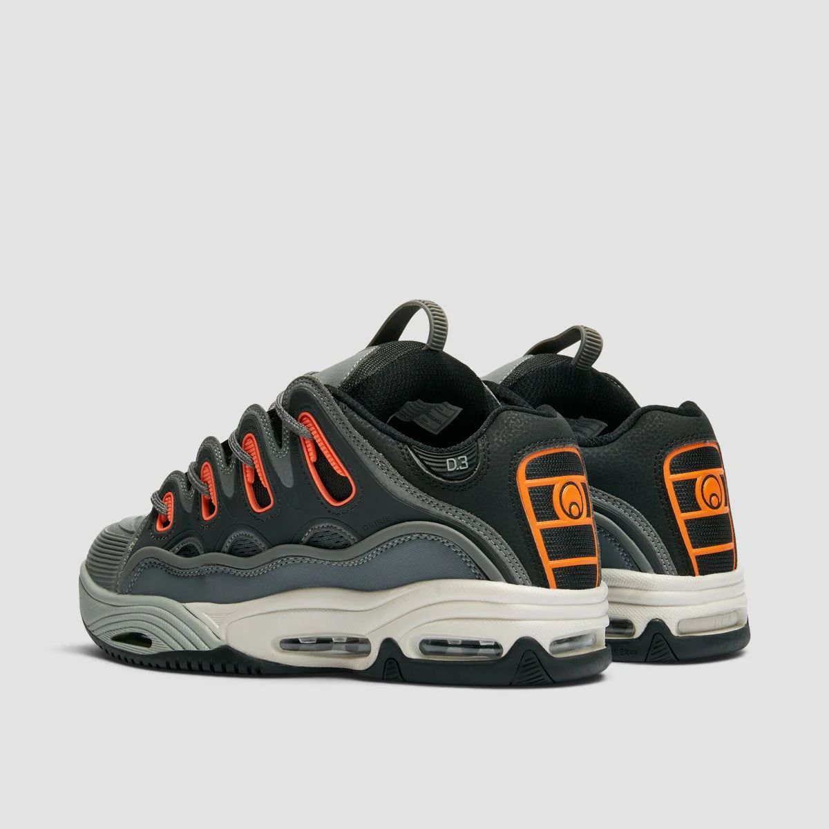 Osiris D3 2001 Shoes - Charcoal/Orange/Black - Image 3