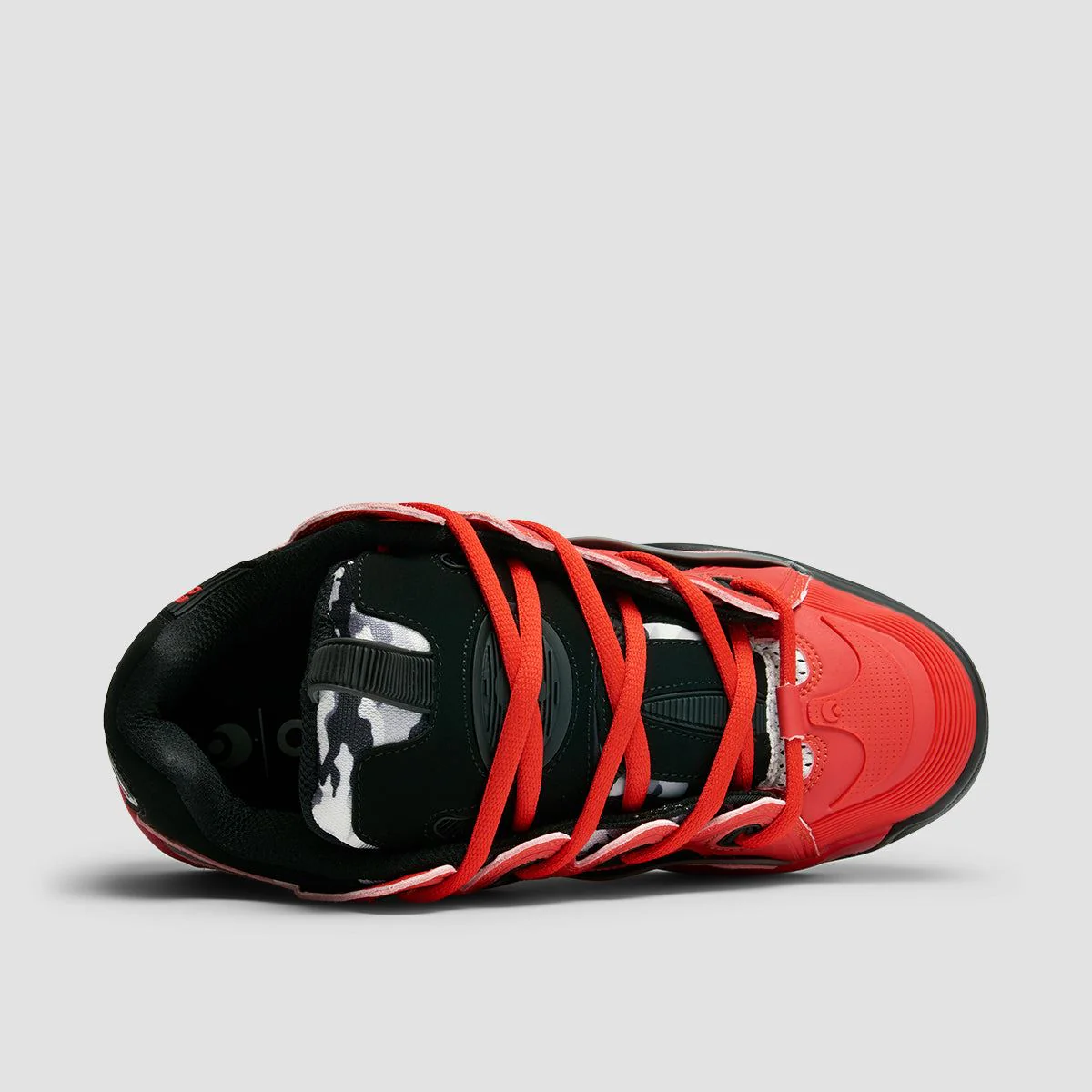 Osiris D3 2001 Shoes - Red/Black/Grey - Image 4