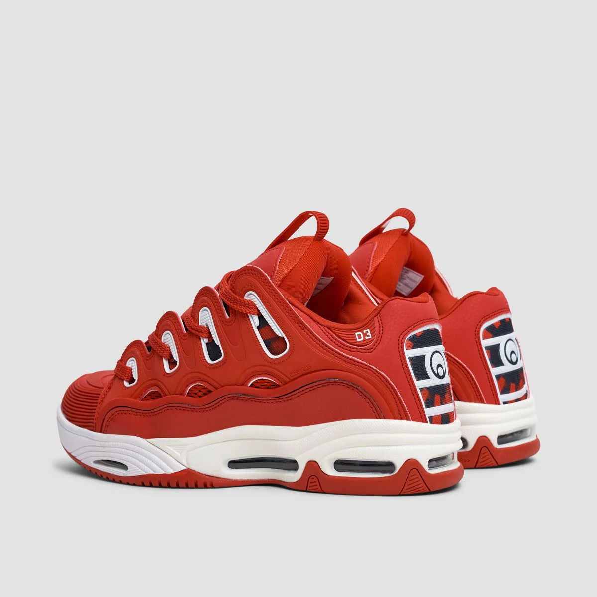 Osiris D3 2001 Shoes - Red/Rizing/Sun - Image 3