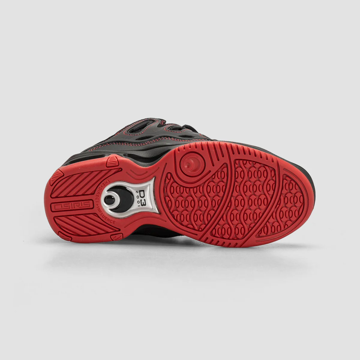 Osiris D3 2001 Shoes - Black/Red/Red - Image 3