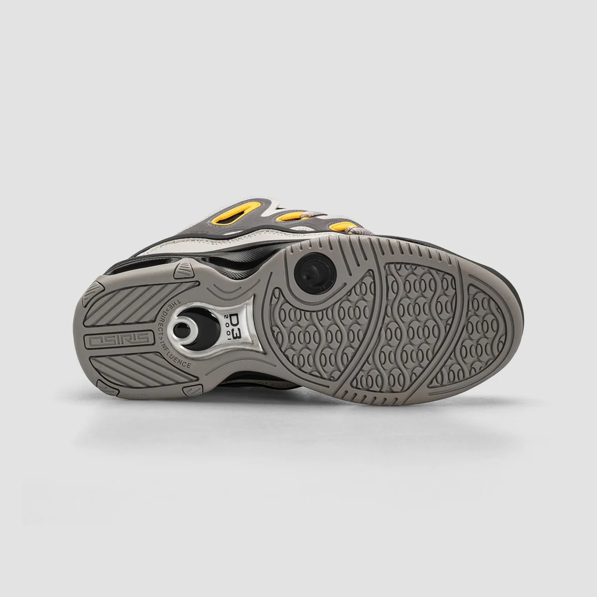 Osiris D3 2001 Shoes - Grey/Black/Yellow - Image 3