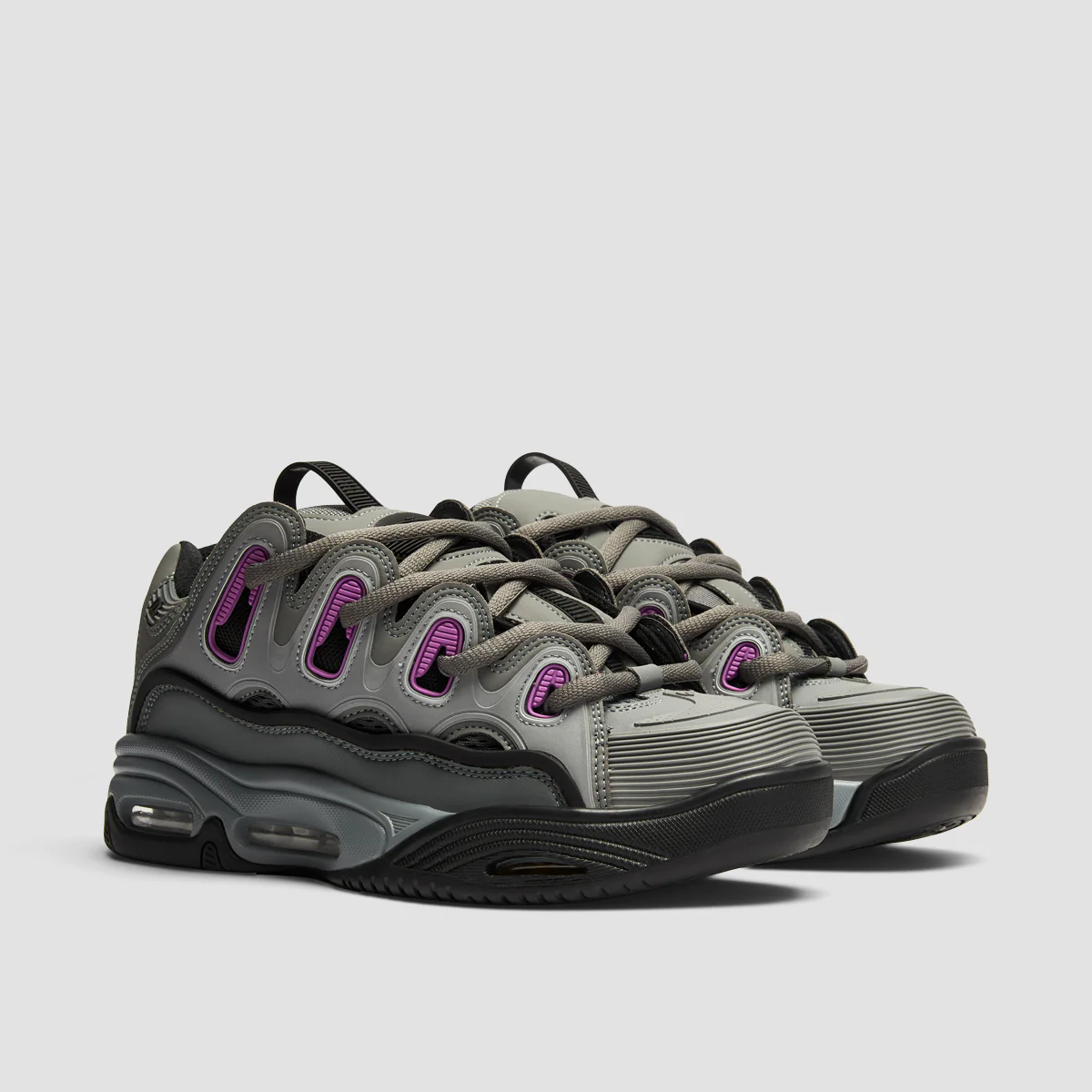 Osiris D3 2001 Shoes - Grey/Purple/Yellow - Image 2