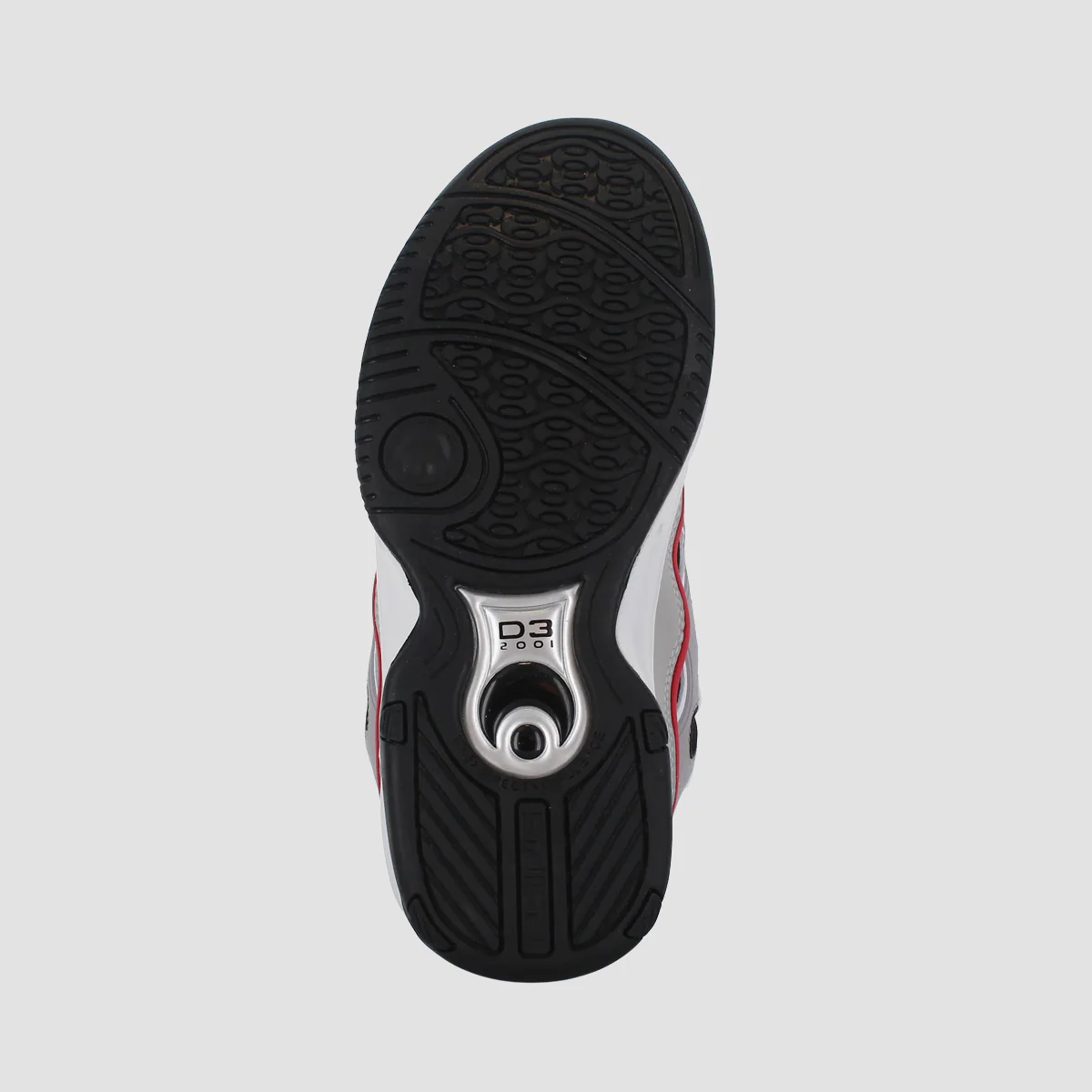 Osiris D3 2001 Shoes - Red/White/Grey - Image 2
