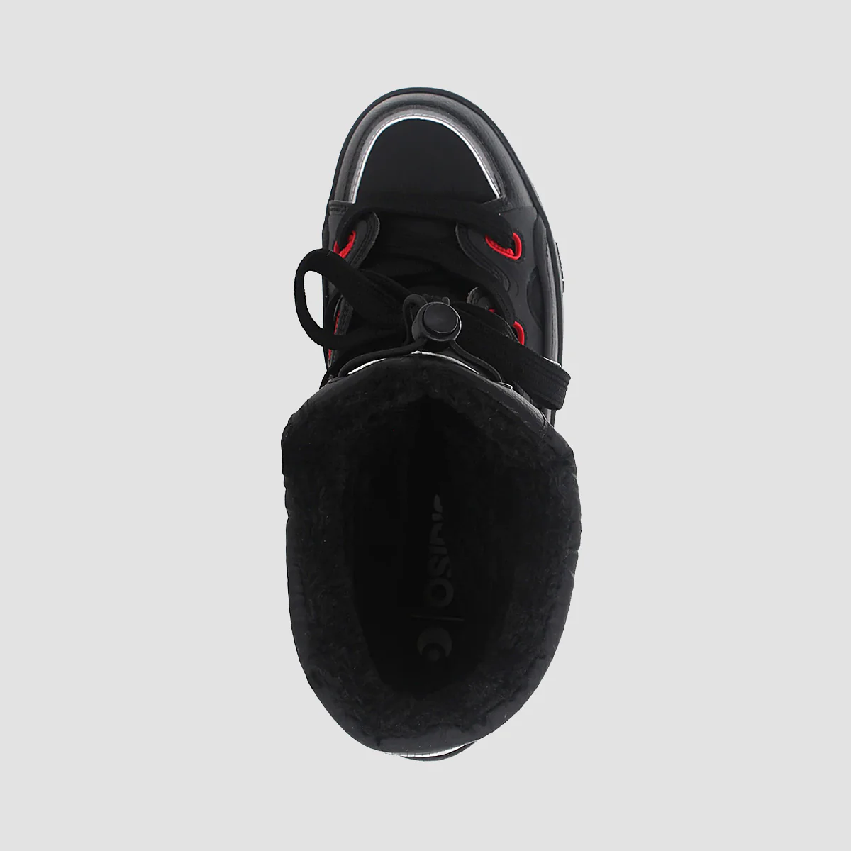 Osiris D3 M Mid/High Top Shoes - Black/Red - Image 2