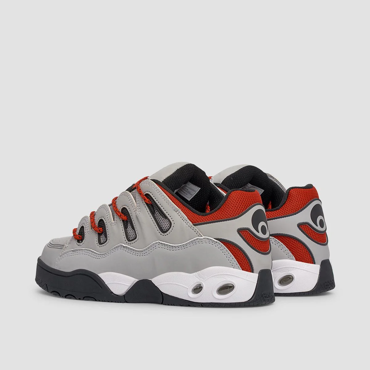 Osiris D3 OG Shoes - Grey/Black/Red - Image 3