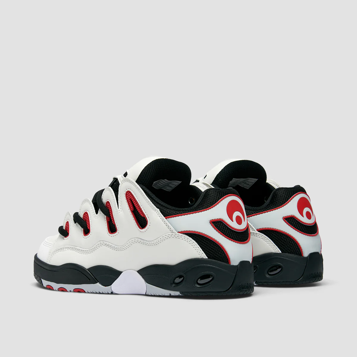Osiris D3 OG Shoes - Black/White/Red - Image 3