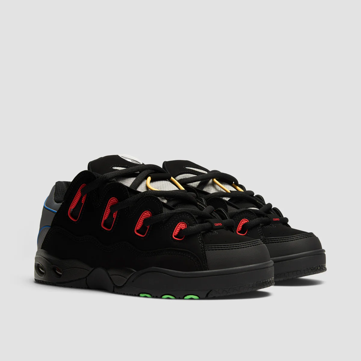 Osiris D3 OG Shoes - Black/Yellow/Red - Image 2