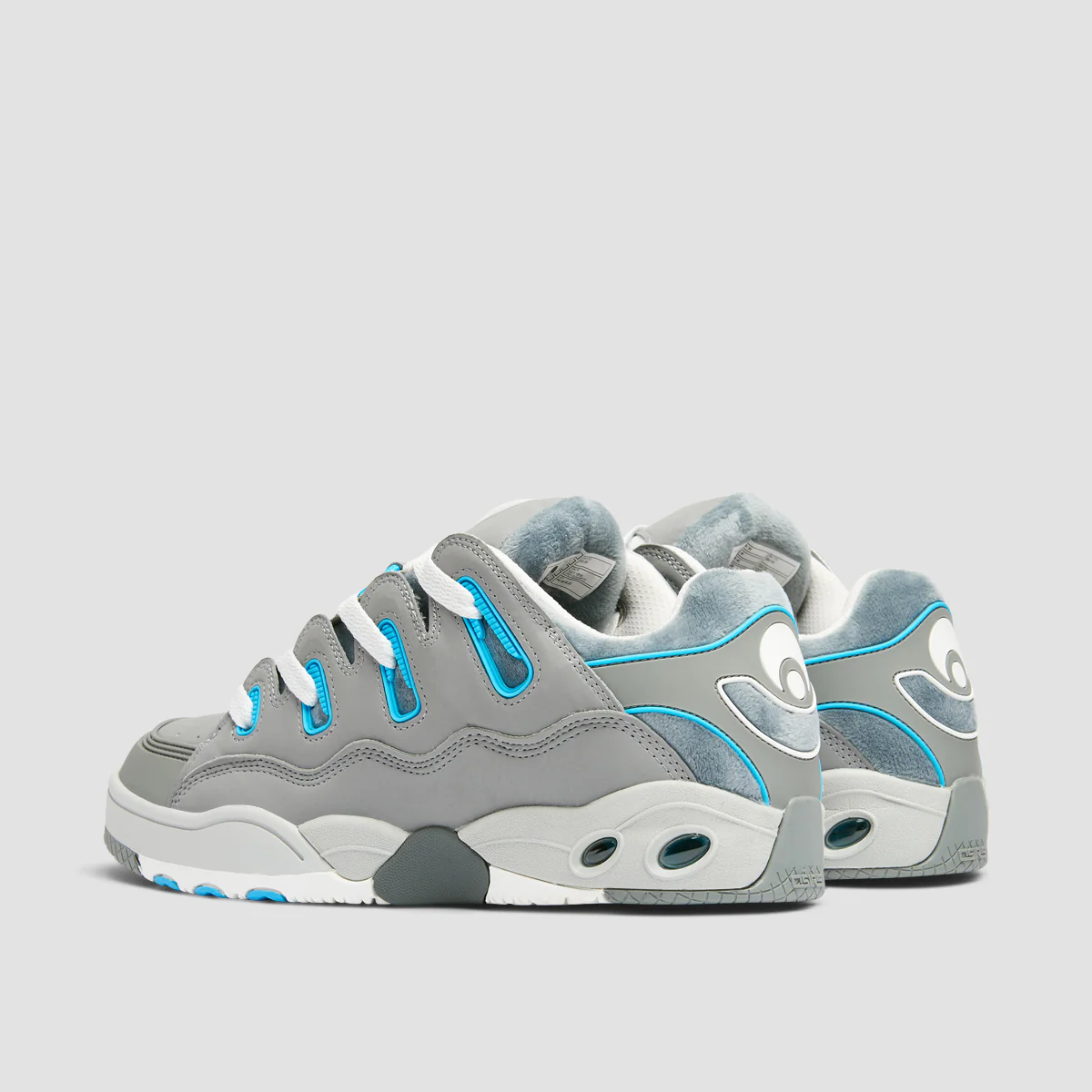 Osiris D3 OG Shoes - Grey/Blue/White - Image 3