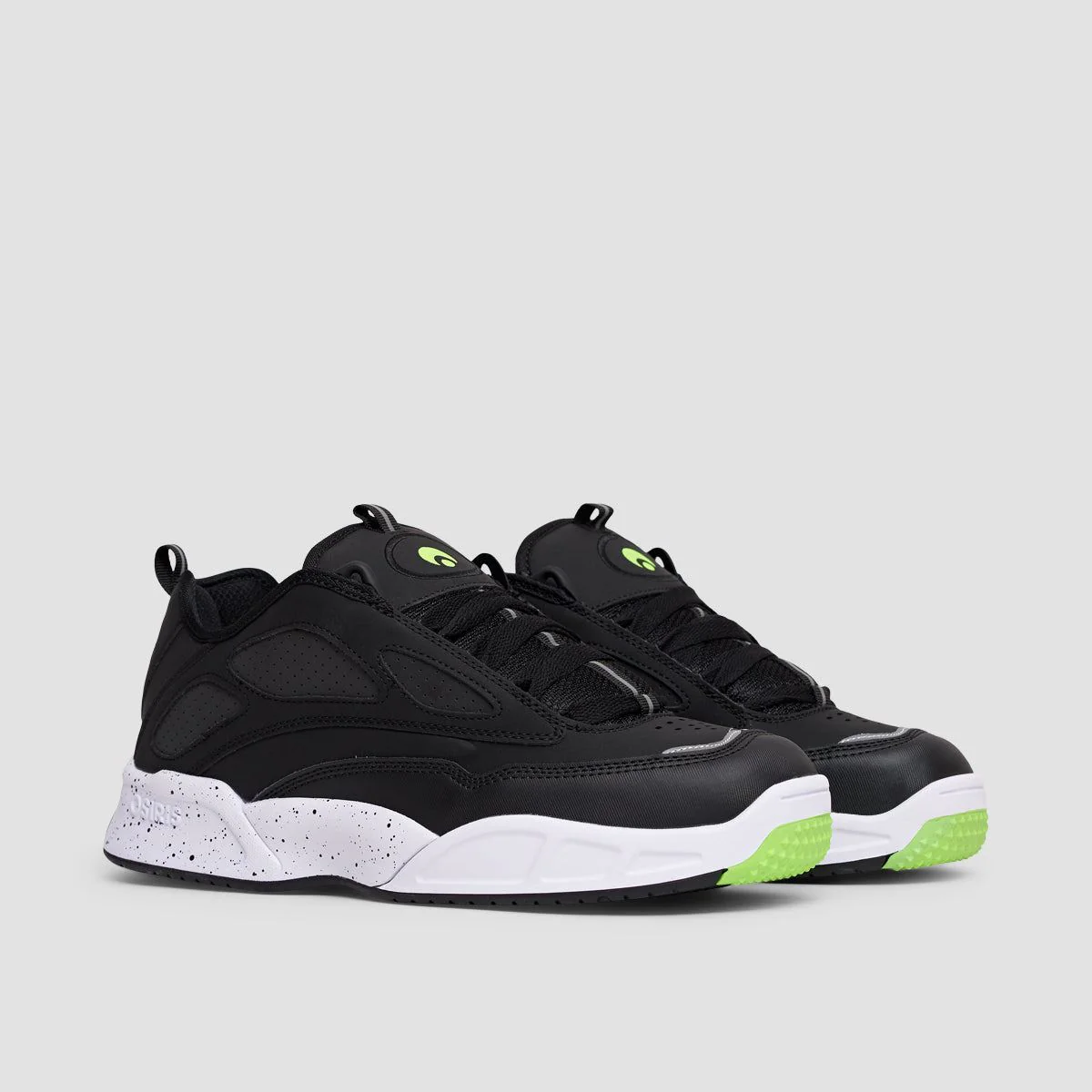 Osiris Graff Shoes - Black/White/Lime - Image 2