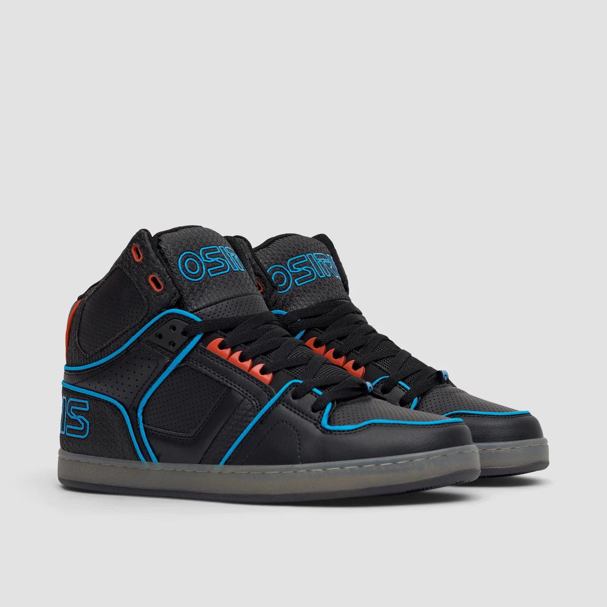 Osiris NYC 83 CLK Shoes - Black/Tron/Blue - Image 2