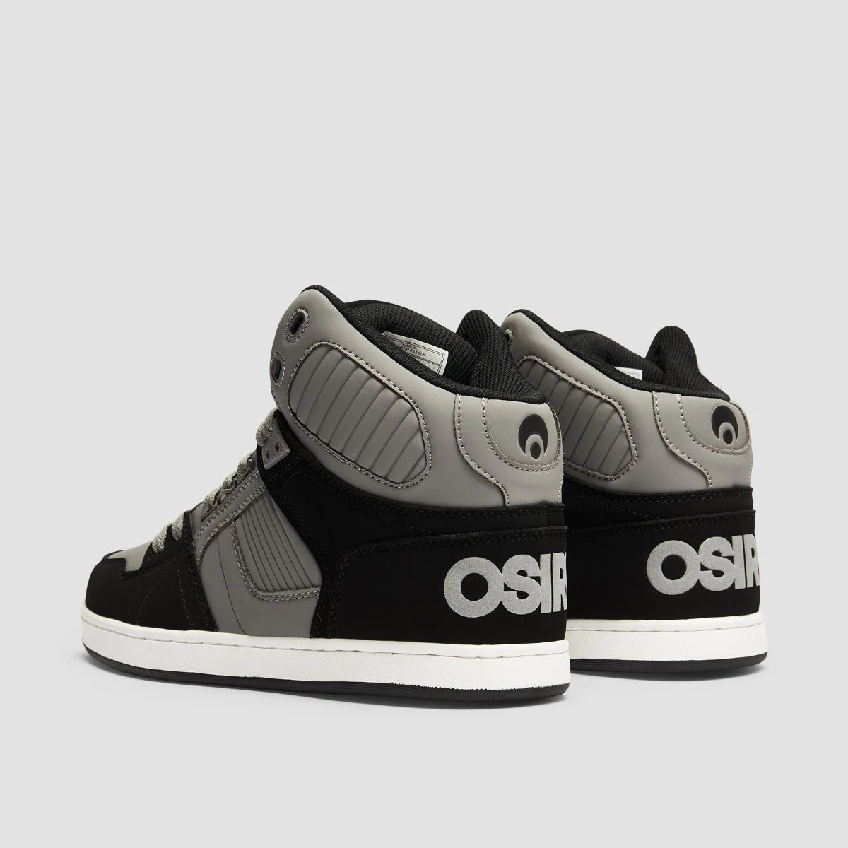 Osiris NYC 83 CLK High Top Shoes - Black/Grey/White - Image 3