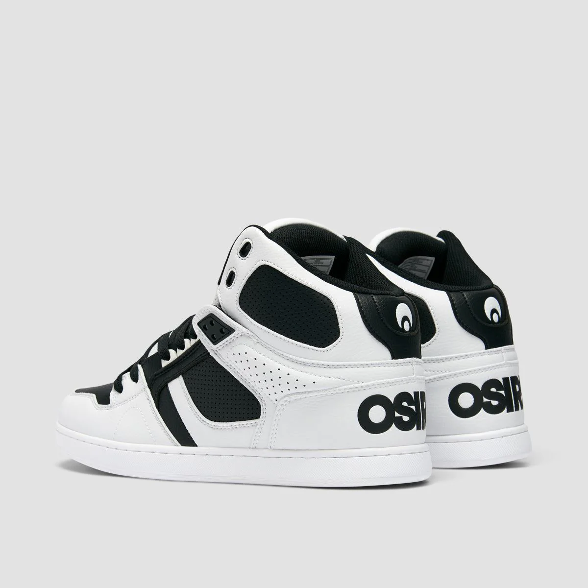 Osiris NYC 83 CLK High Top Shoes - White/Black/White - Image 3