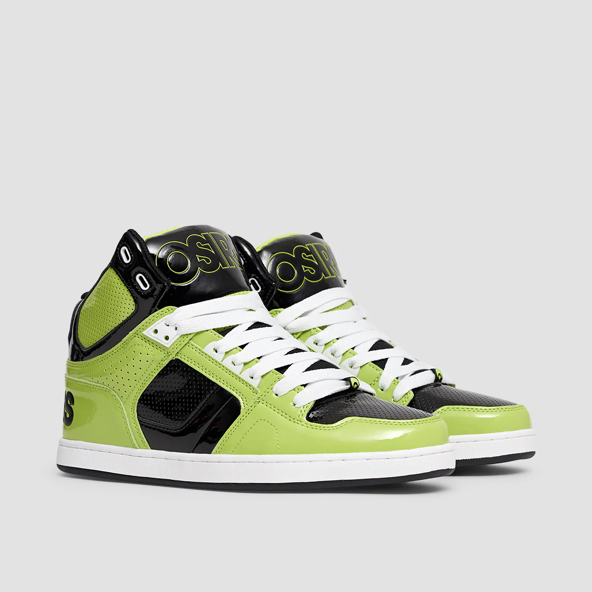 Osiris NYC 83 CLK Shoes - Lime/White - Image 2